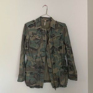 Free People Camo Jacket
